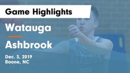 Watauga  vs Ashbrook  Game Highlights - Dec. 3, 2019