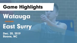 Watauga  vs East Surry  Game Highlights - Dec. 20, 2019