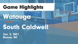 Watauga  vs South Caldwell  Game Highlights - Jan. 5, 2021