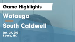 Watauga  vs South Caldwell  Game Highlights - Jan. 29, 2021
