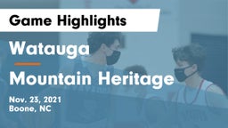 Watauga  vs Mountain Heritage  Game Highlights - Nov. 23, 2021