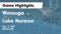 Watauga  vs Lake Norman  Game Highlights - Dec. 1, 2021