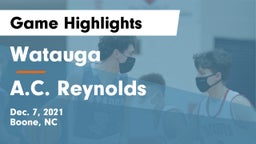 Watauga  vs A.C. Reynolds Game Highlights - Dec. 7, 2021
