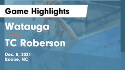 Watauga  vs TC Roberson Game Highlights - Dec. 8, 2021