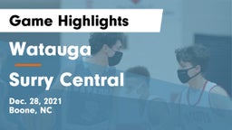 Watauga  vs Surry Central  Game Highlights - Dec. 28, 2021