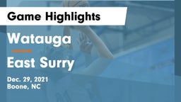 Watauga  vs East Surry  Game Highlights - Dec. 29, 2021