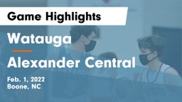 Watauga  vs Alexander Central  Game Highlights - Feb. 1, 2022