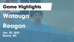 Watauga  vs Reagan  Game Highlights - Jan. 28, 2023