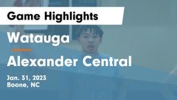 Watauga  vs Alexander Central  Game Highlights - Jan. 31, 2023