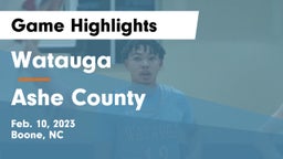 Watauga  vs Ashe County  Game Highlights - Feb. 10, 2023