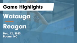 Watauga  vs Reagan  Game Highlights - Dec. 12, 2023