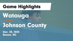 Watauga  vs Johnson County  Game Highlights - Dec. 28, 2023