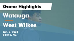 Watauga  vs West Wilkes  Game Highlights - Jan. 3, 2024