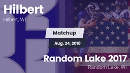 Matchup: Hilbert  vs. Random Lake  2017 2018