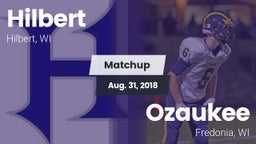 Matchup: Hilbert  vs. Ozaukee  2018