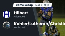 Recap: Hilbert  vs. Kohler/Lutheran/Christian  2018