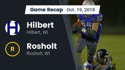 Recap: Hilbert  vs. Rosholt  2018