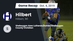 Recap: Hilbert  vs. Sheboygan Area Lutheran/Kohler/Sheboygan County Christian 2019