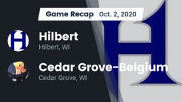 Recap: Hilbert  vs. Cedar Grove-Belgium  2020
