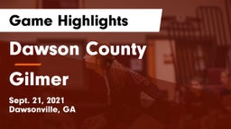 Dawson County  vs Gilmer  Game Highlights - Sept. 21, 2021