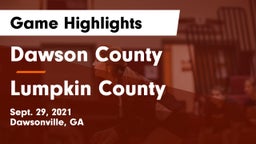Dawson County  vs Lumpkin County  Game Highlights - Sept. 29, 2021