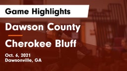 Dawson County  vs Cherokee Bluff   Game Highlights - Oct. 6, 2021
