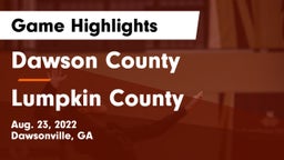 Dawson County  vs Lumpkin County  Game Highlights - Aug. 23, 2022