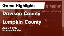 Dawson County  vs Lumpkin County  Game Highlights - Aug. 30, 2022