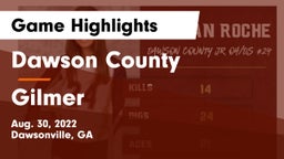 Dawson County  vs Gilmer  Game Highlights - Aug. 30, 2022