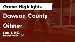 Dawson County  vs Gilmer  Game Highlights - Sept. 8, 2022