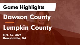 Dawson County  vs Lumpkin County  Game Highlights - Oct. 13, 2022