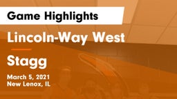 Lincoln-Way West  vs Stagg  Game Highlights - March 5, 2021
