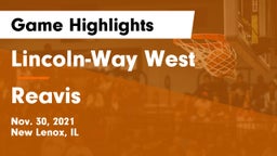 Lincoln-Way West  vs Reavis  Game Highlights - Nov. 30, 2021