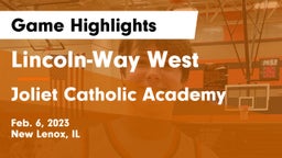 Lincoln-Way West  vs Joliet Catholic Academy  Game Highlights - Feb. 6, 2023
