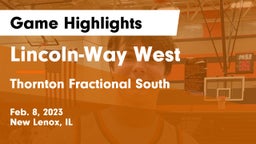 Lincoln-Way West  vs Thornton Fractional South  Game Highlights - Feb. 8, 2023