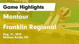 Montour  vs Franklin Regional  Game Highlights - Aug. 31, 2019