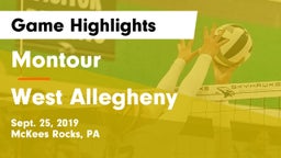 Montour  vs West Allegheny  Game Highlights - Sept. 25, 2019