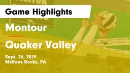 Montour  vs Quaker Valley Game Highlights - Sept. 26, 2019