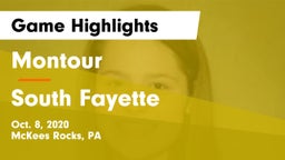 Montour  vs South Fayette Game Highlights - Oct. 8, 2020