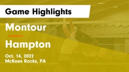 Montour  vs Hampton  Game Highlights - Oct. 14, 2022