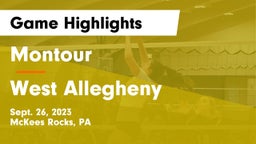 Montour  vs West Allegheny  Game Highlights - Sept. 26, 2023