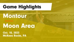 Montour  vs Moon Area  Game Highlights - Oct. 10, 2023