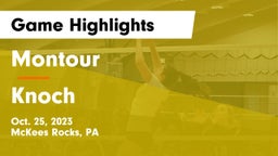 Montour  vs Knoch  Game Highlights - Oct. 25, 2023