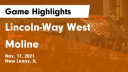 Lincoln-Way West  vs Moline  Game Highlights - Nov. 17, 2021
