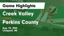 Creek Valley  vs Perkins County  Game Highlights - Aug. 24, 2023