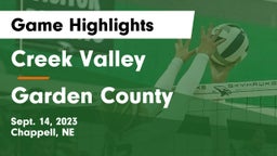 Creek Valley  vs Garden County  Game Highlights - Sept. 14, 2023