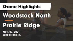 Woodstock North  vs Prairie Ridge  Game Highlights - Nov. 20, 2021