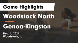 Woodstock North  vs Genoa-Kingston  Game Highlights - Dec. 1, 2021