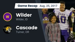 Recap: Wilder  vs. Cascade  2017