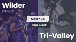 Matchup: Wilder vs. Tri-Valley 2018